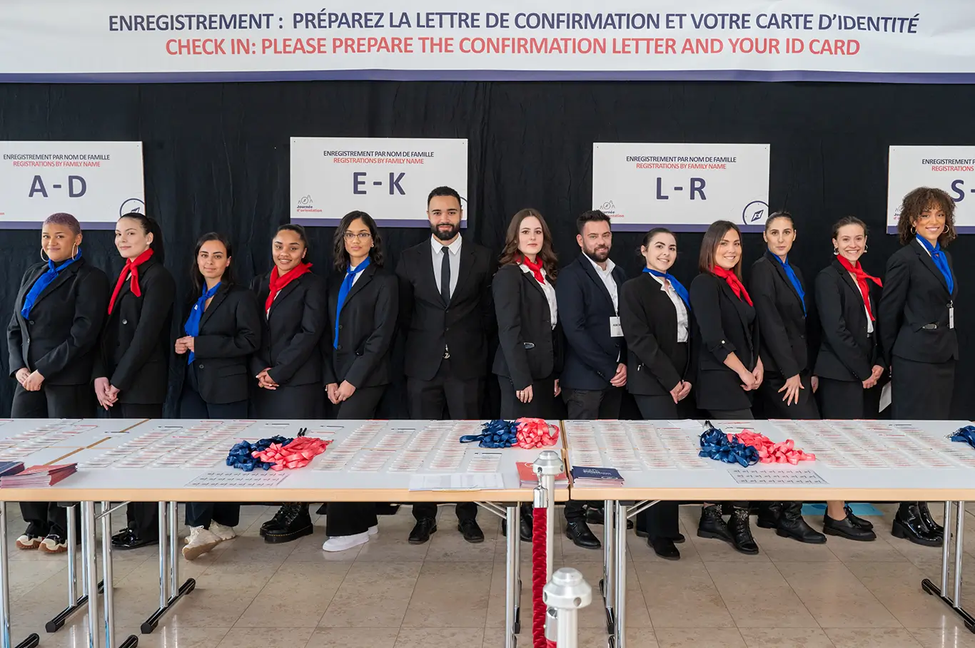 Event reception hostesses