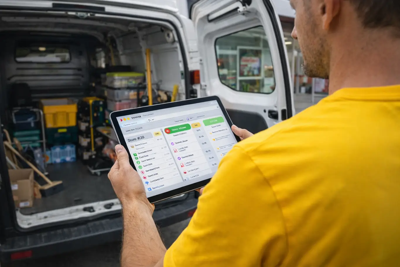 Merchandising multi points de vente