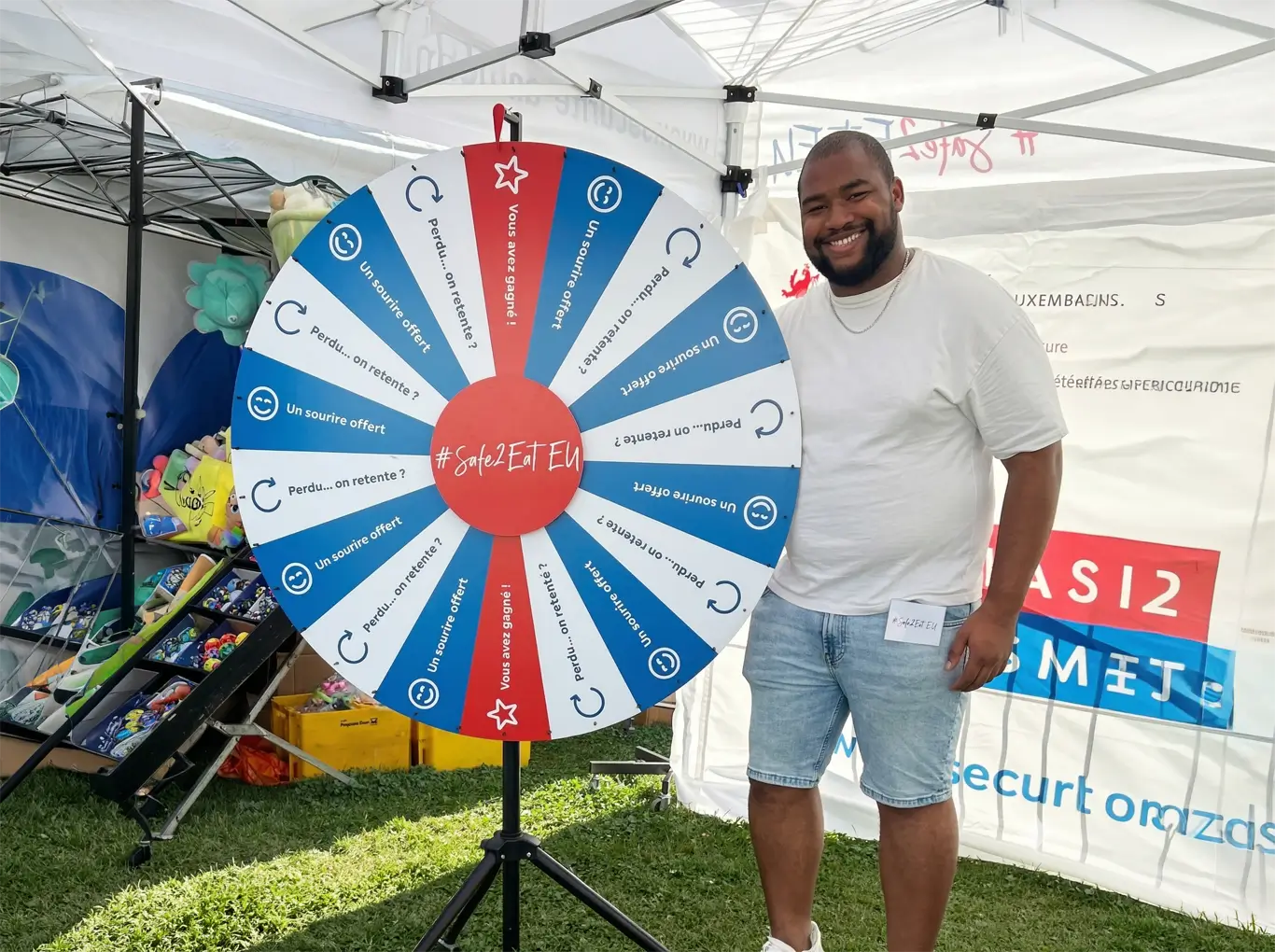 Wheel of fortune setup