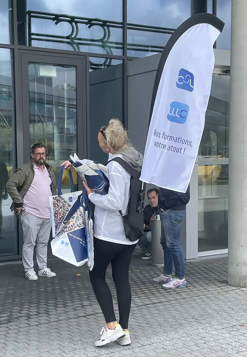 Sac à dos porte-drapeau personnalisable Luxembourg